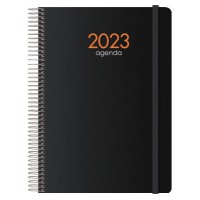 AGENDA 2025 SYNCRO SEMANA VISTA 15 X 21 CM NEGRO DOHE 11622 - 25 (Espera 4 dias)